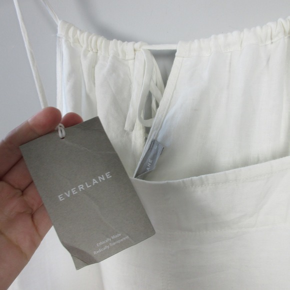 Everlane Ivory Spaghetti Strap Mini Dress - Picture 6 of 13